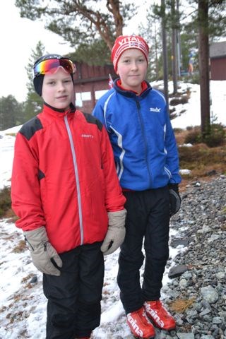 Eskil Kveen og Vegard Lødøen Flo. Foto: Margunn Hjelmeset